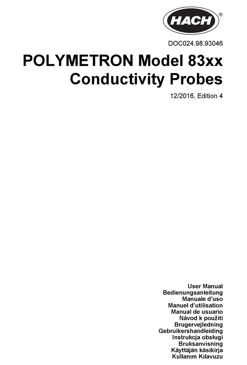 Hach POLYMETRON 8310 user manual