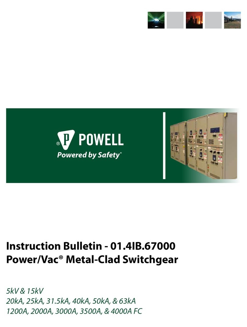 Powell Power/Vac Instruction bulletin