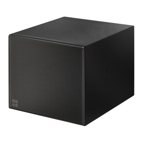 d & b audiotechnik xS 18S-SUB User manual