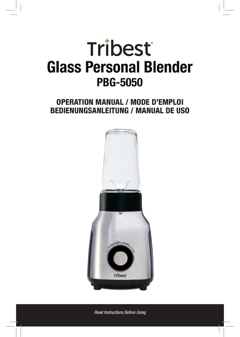 Tribest PBG-5050 Operation manual