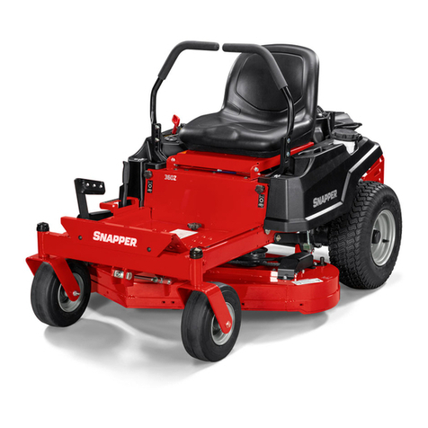 Snapper 360Z Zero Turn Rider User manual