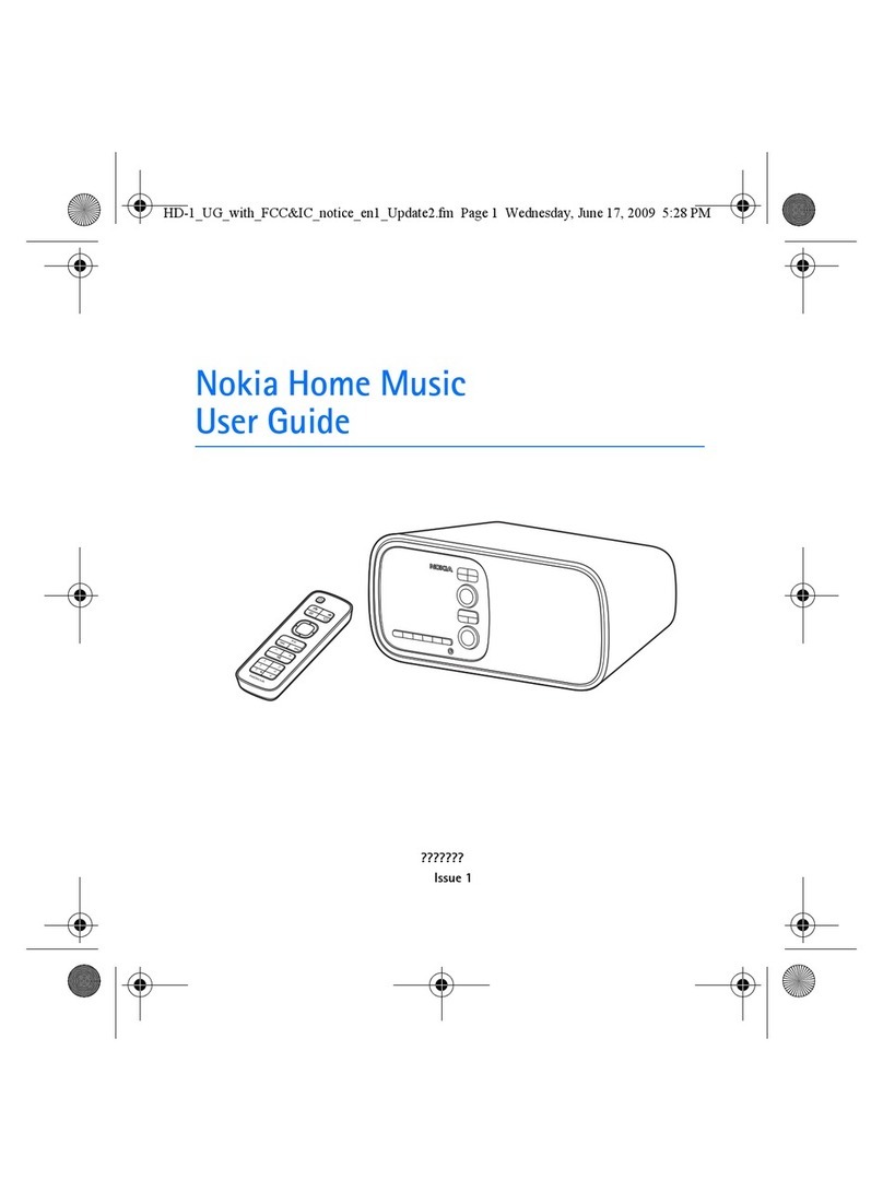 Nokia Home Music HD-1 user guide