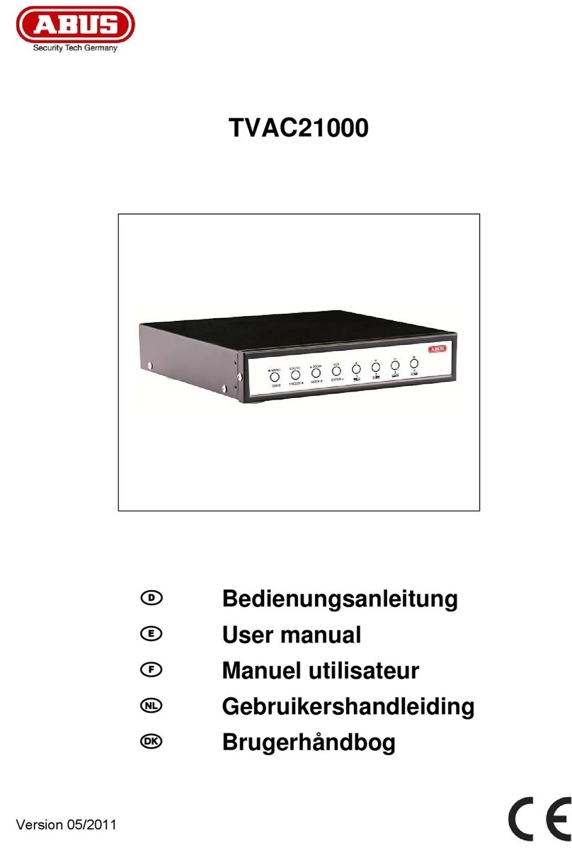 Abus TVAC21000 user manual Abus TVAC21000 user manual