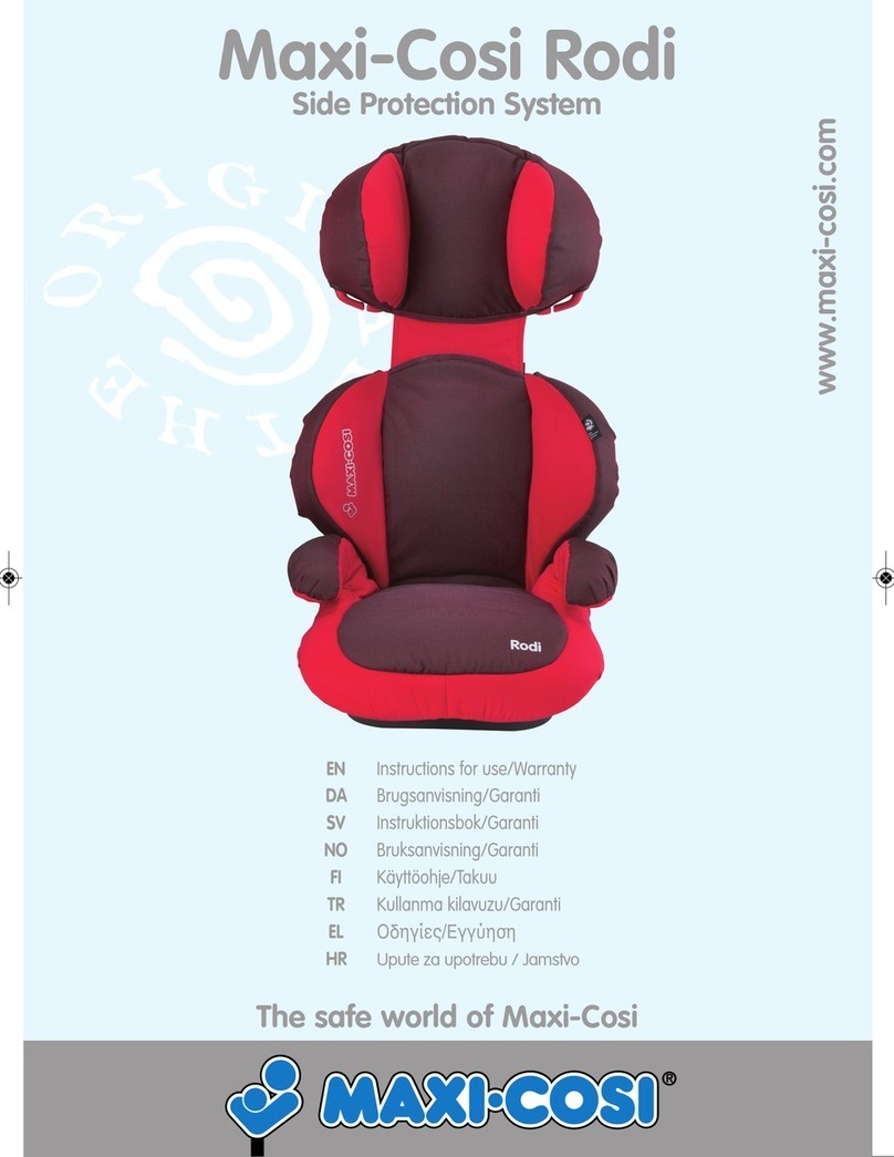 MaxiCosi Rodi Instructions for use & warranty