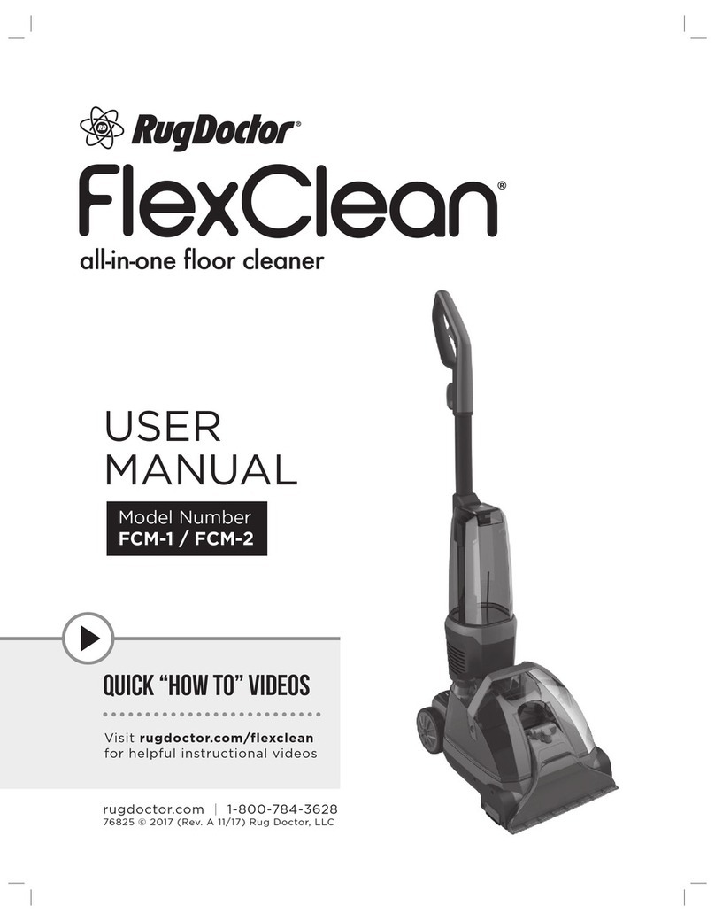 RugDoctor FlexClean FCM-1 user manual