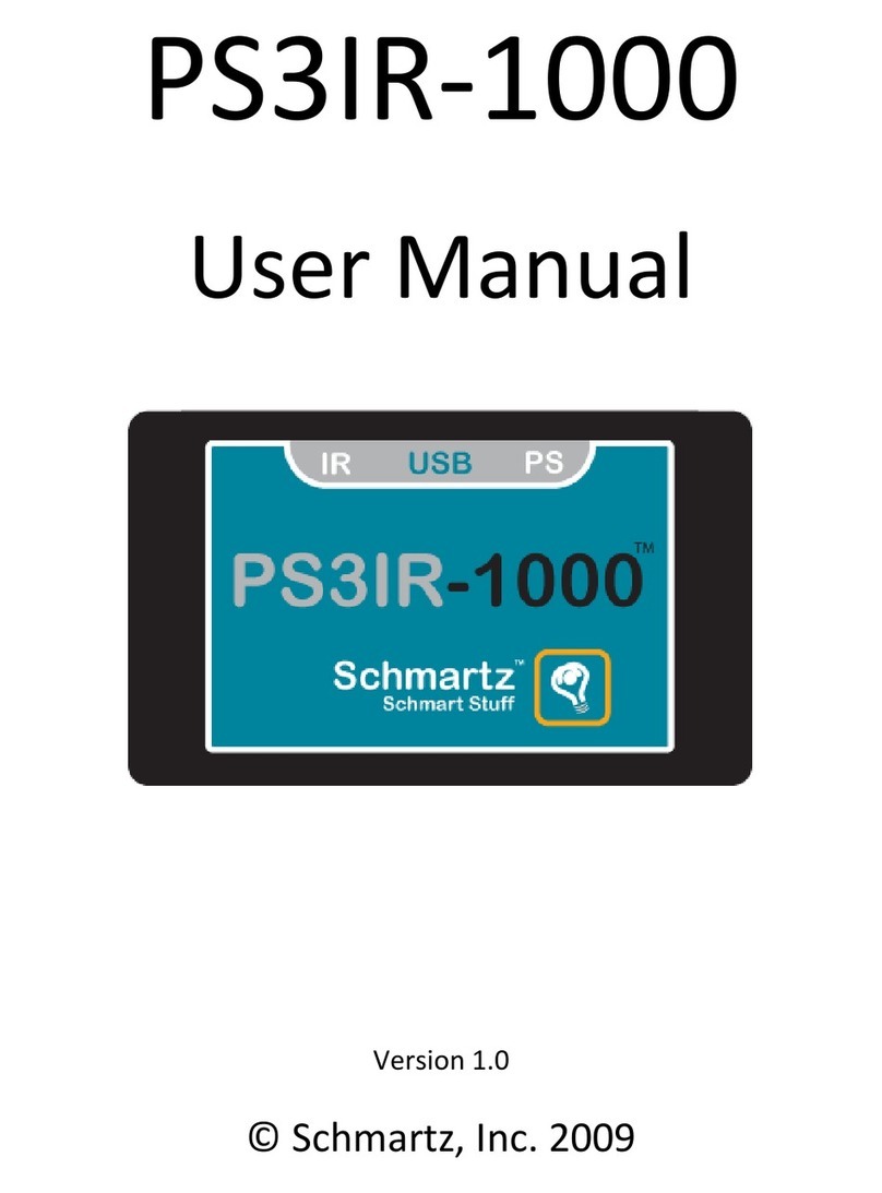 Schmartz PS3IR-1000 user manual Schmartz PS3IR-1000 user manual