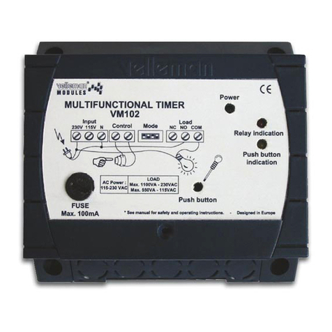 Velleman VM102 User manual