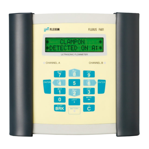 Flexim FLUXUS F60 Series Operating	 instruction