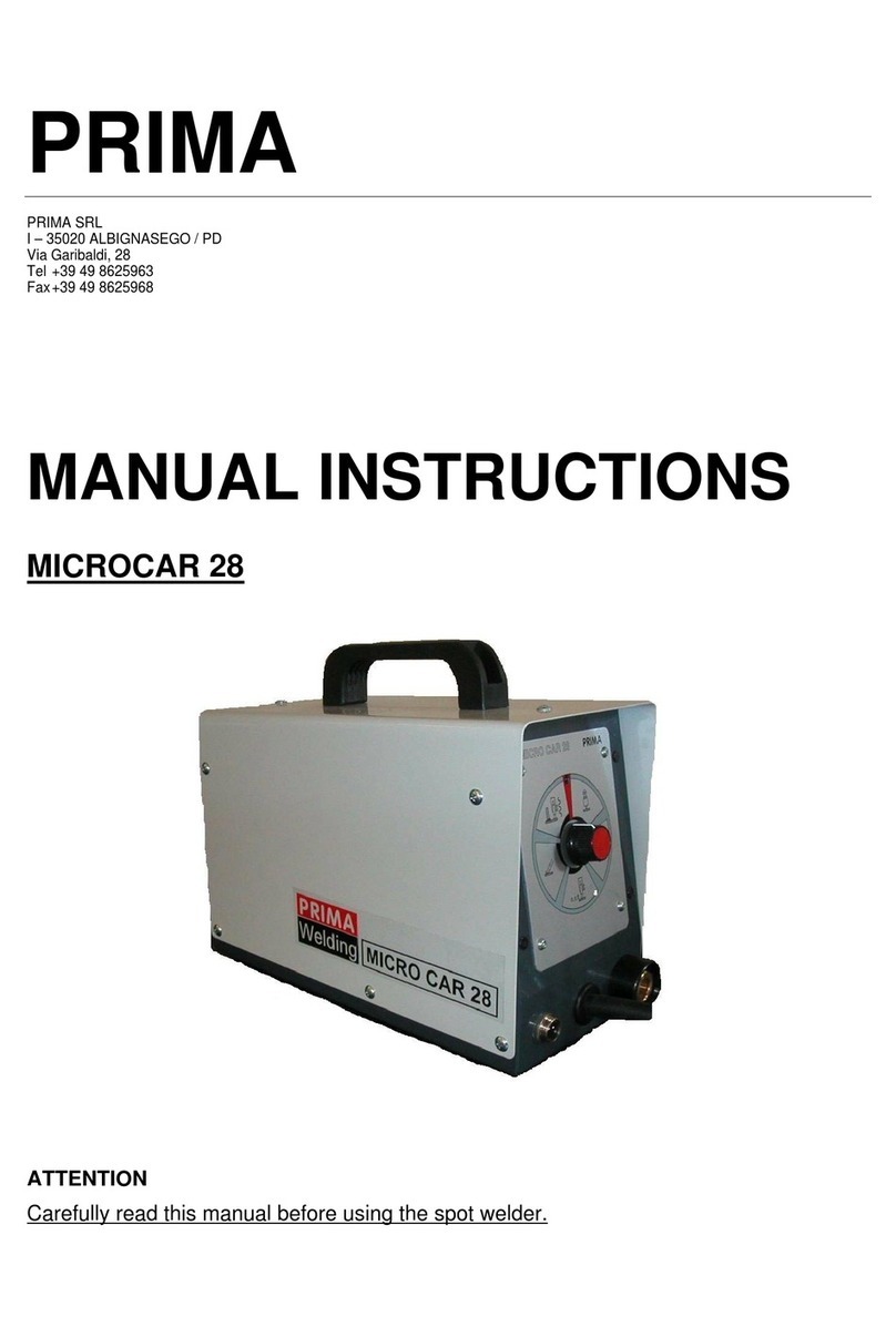 Prima MICROCAR 28 Manual instructions