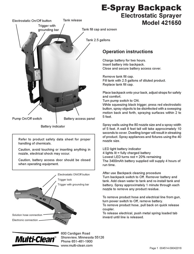 Multi-Clean 421650 User manual