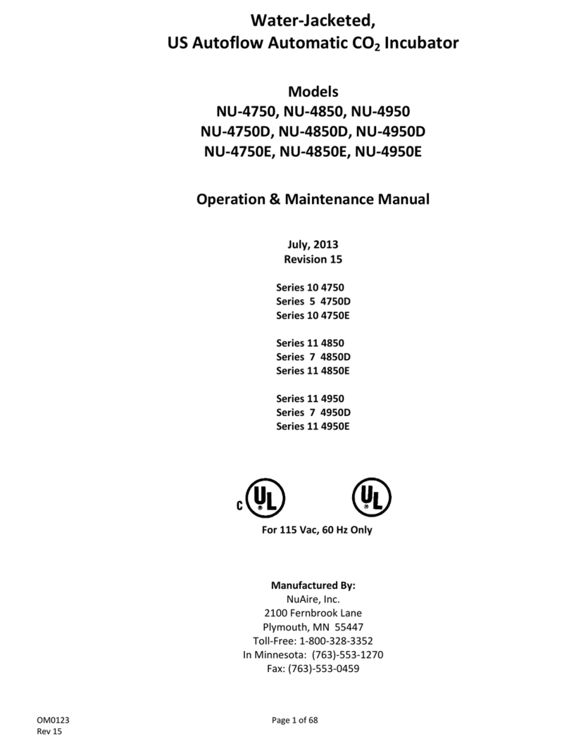 NuAire 7 Series User manual