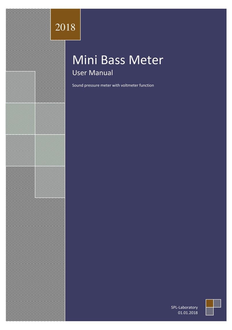 SPL-Laboratory Mini Bass Meter 2018 User manual SPL-Laboratory Mini Bass Meter 2018 User manual