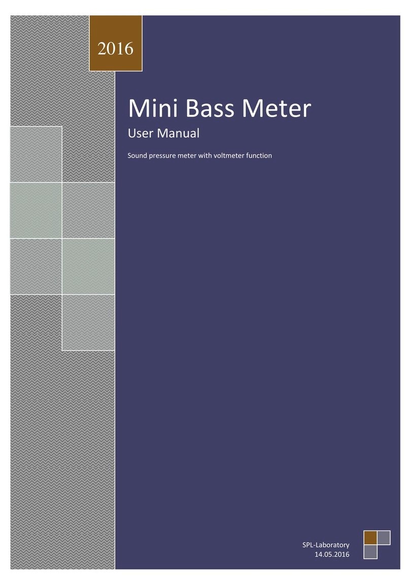 SPL-Laboratory Mini Bass Meter 2016 User manual SPL-Laboratory Mini Bass Meter 2016 User manual