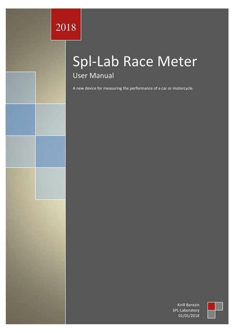 SPL-Laboratory Race Meter 2018 User manual SPL-Laboratory Race Meter 2018 User manual
