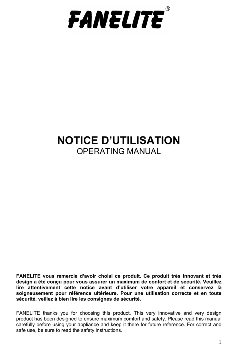 Fanelite FB-50 operating manual