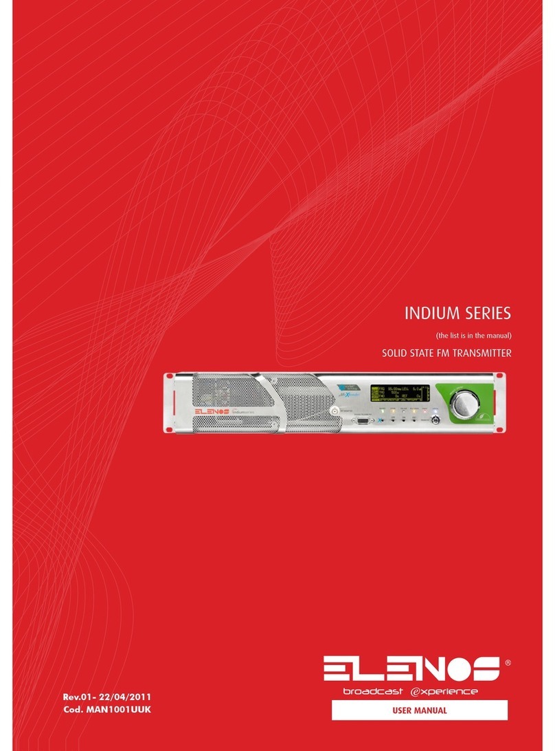 Elenos INDIUM Series User manual