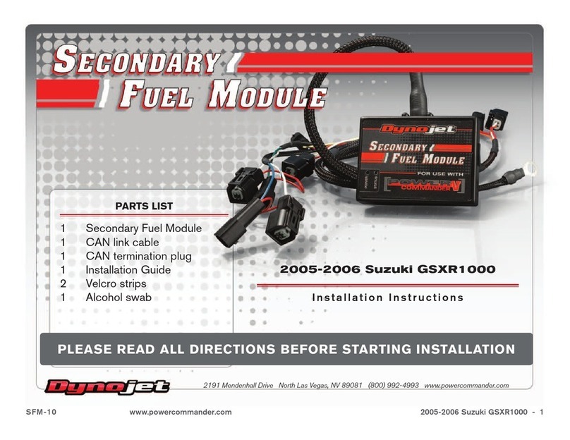 Dynojet SFM-10 User manual
