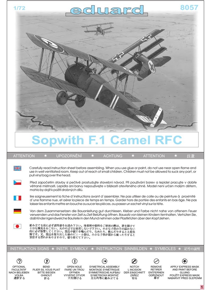 Eduard Sopwith F.1 Camel RFC Assembly guide