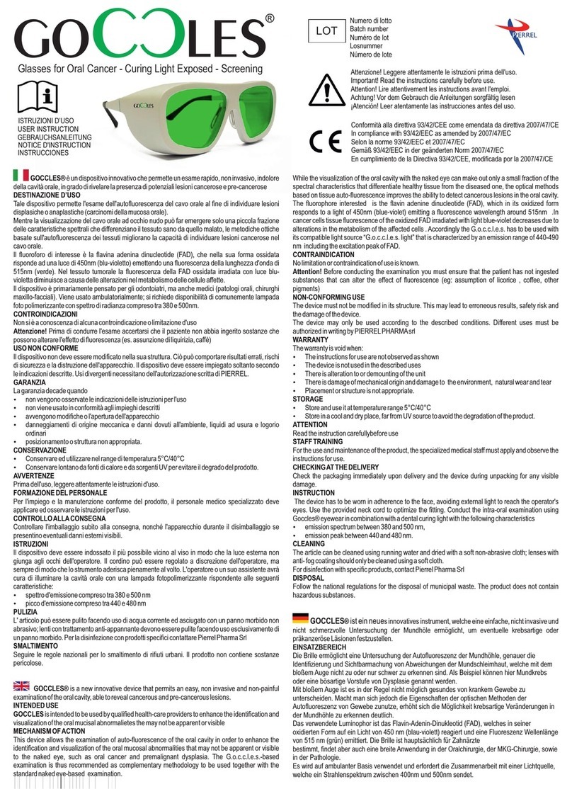 Pierrel Goccles User instructions