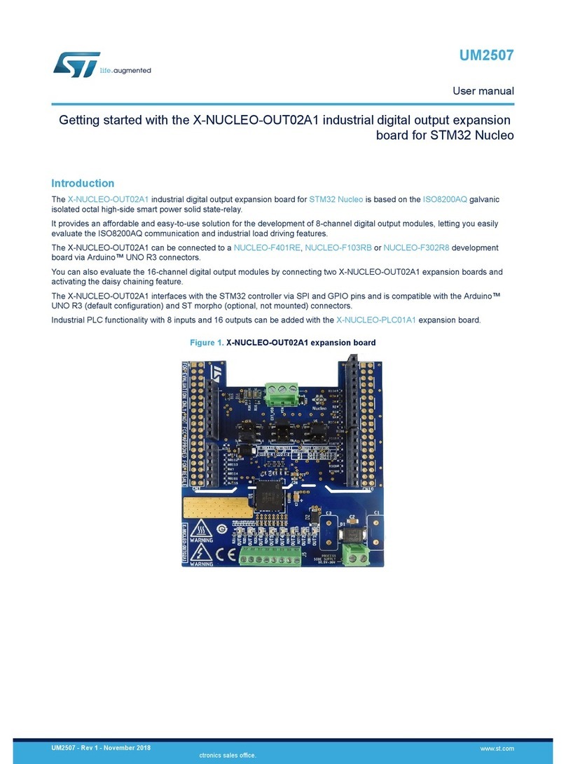 ST X-NUCLEO-OUT02A1 User manual