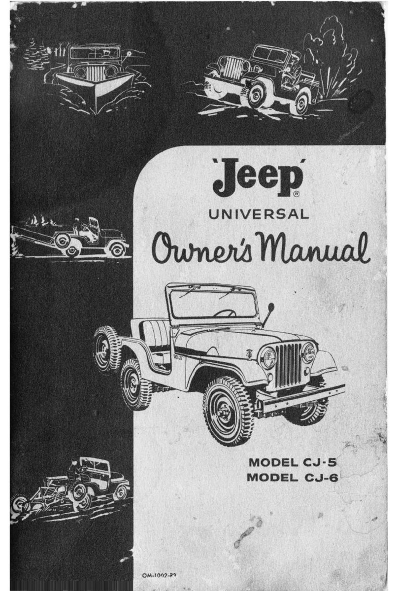 Jeep UNIVERSAL CJ-5 User manual