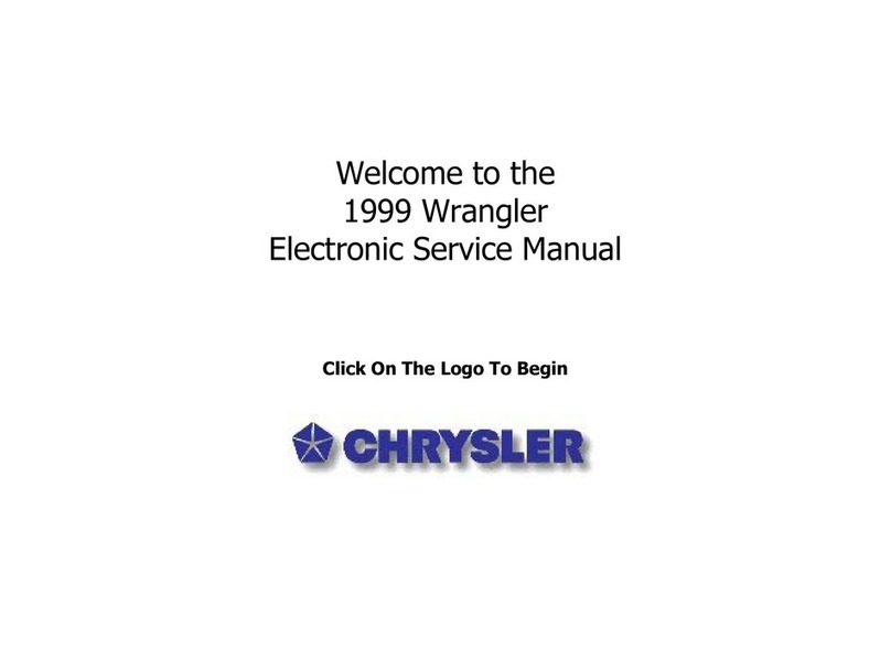 Jeep Wrangler 1999 User manual
