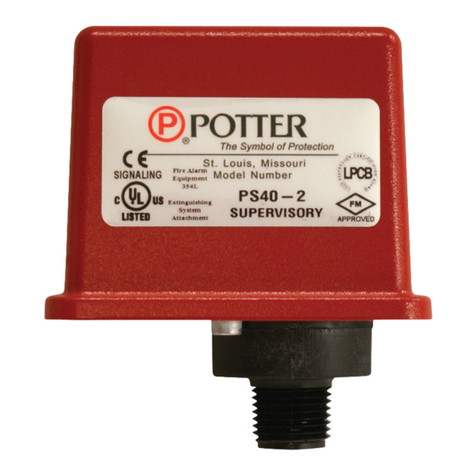 Potter PS40 SERIES Installation