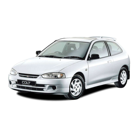 Mitsubishi MOTORS Colt 2000 Workshop manual supplement