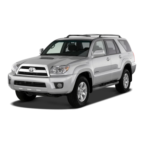 Toyota 2007 4runner Quick start guide