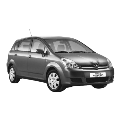 Toyota Corolla Verso User manual