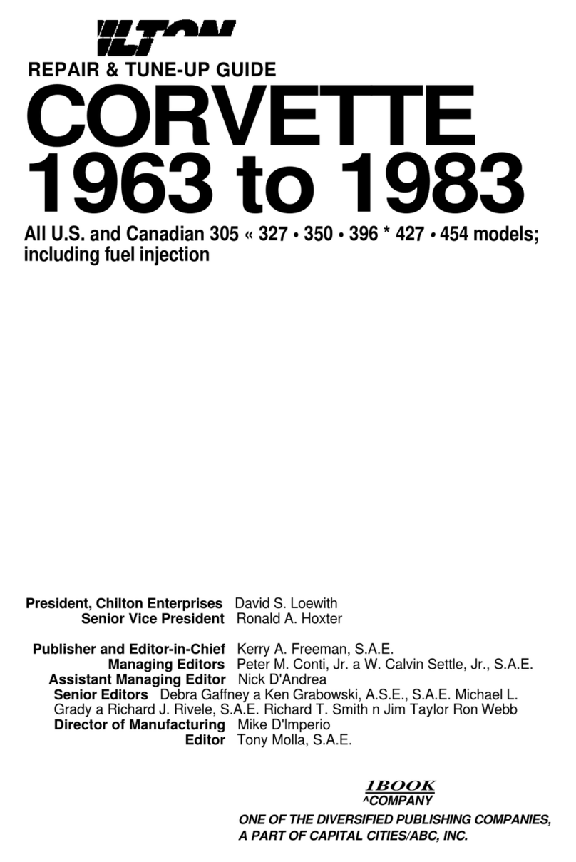Chevrolet 1963 Corvette Repair & Tune-Up Guide