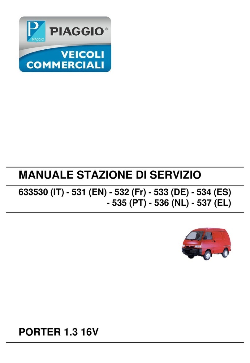 PIAGGIO PORTER 1.3 16V 2008 Service manual