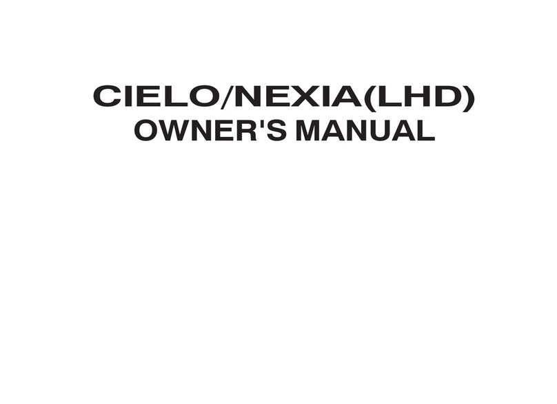 Daewoo Cielo owner's manual