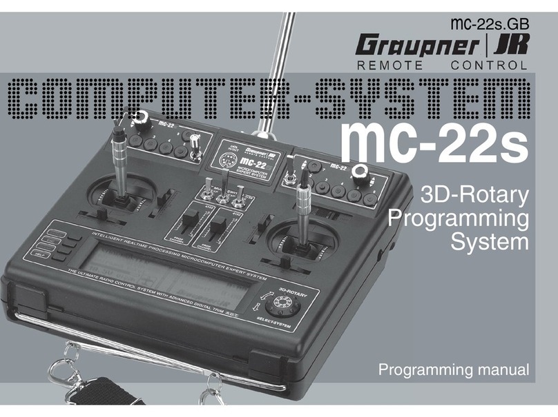 GRAUPNER MC-22S Programming manual