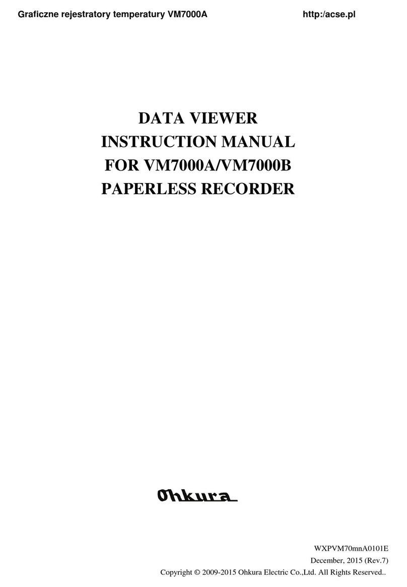 Ohkura VM7000A instruction manual