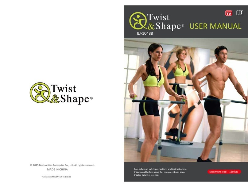 Body Action Enterprise Co., Ltd. Twist & Shape BJ-10488 user manual