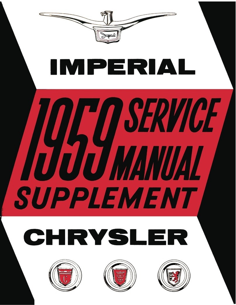 Chrysler Imperial 1959 Service manual supplement