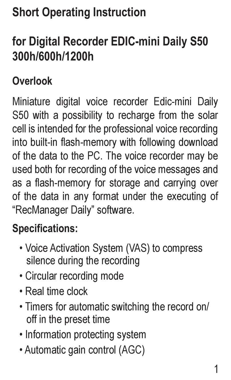 EDIC-mini Daily S50 User manual