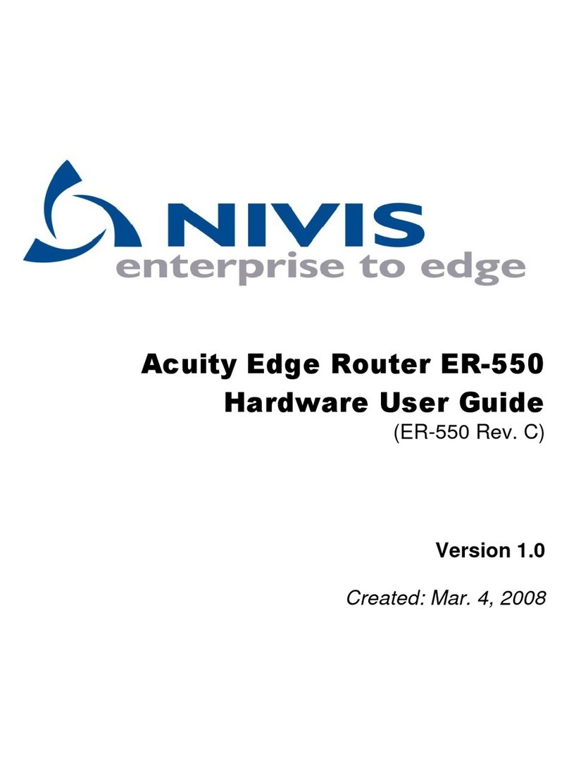Nivis ER-550 Hardware user's guide