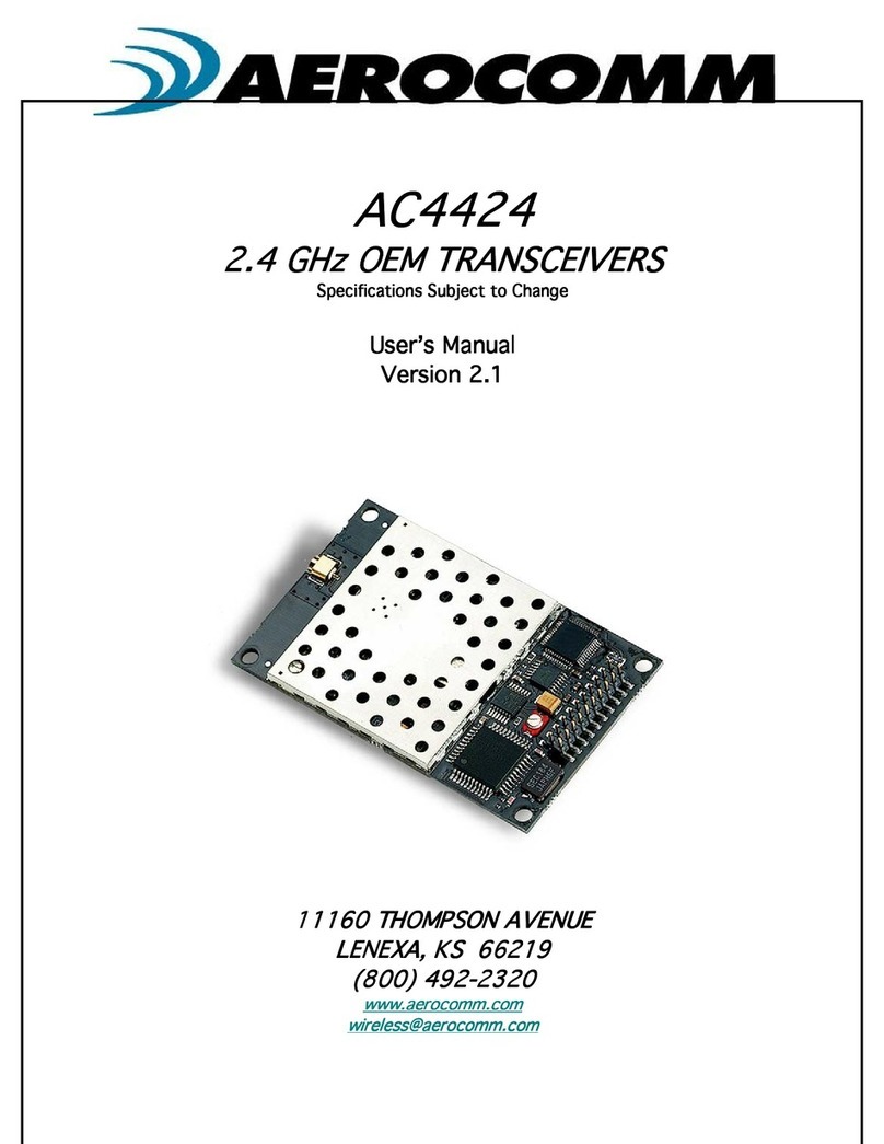 AeroComm AC4424 user manual