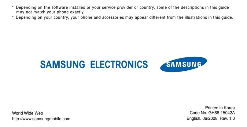 Samsung SGH-E848I user guide