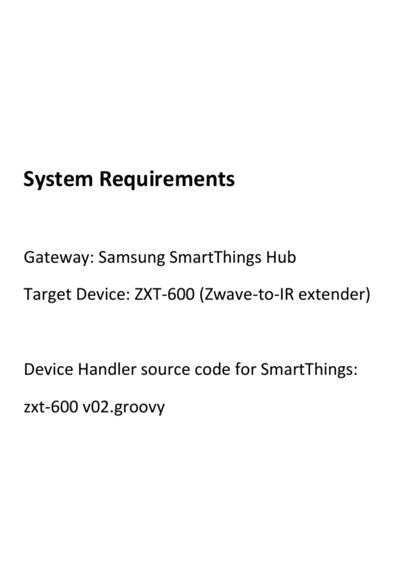 Remotec ZXT-600 manual