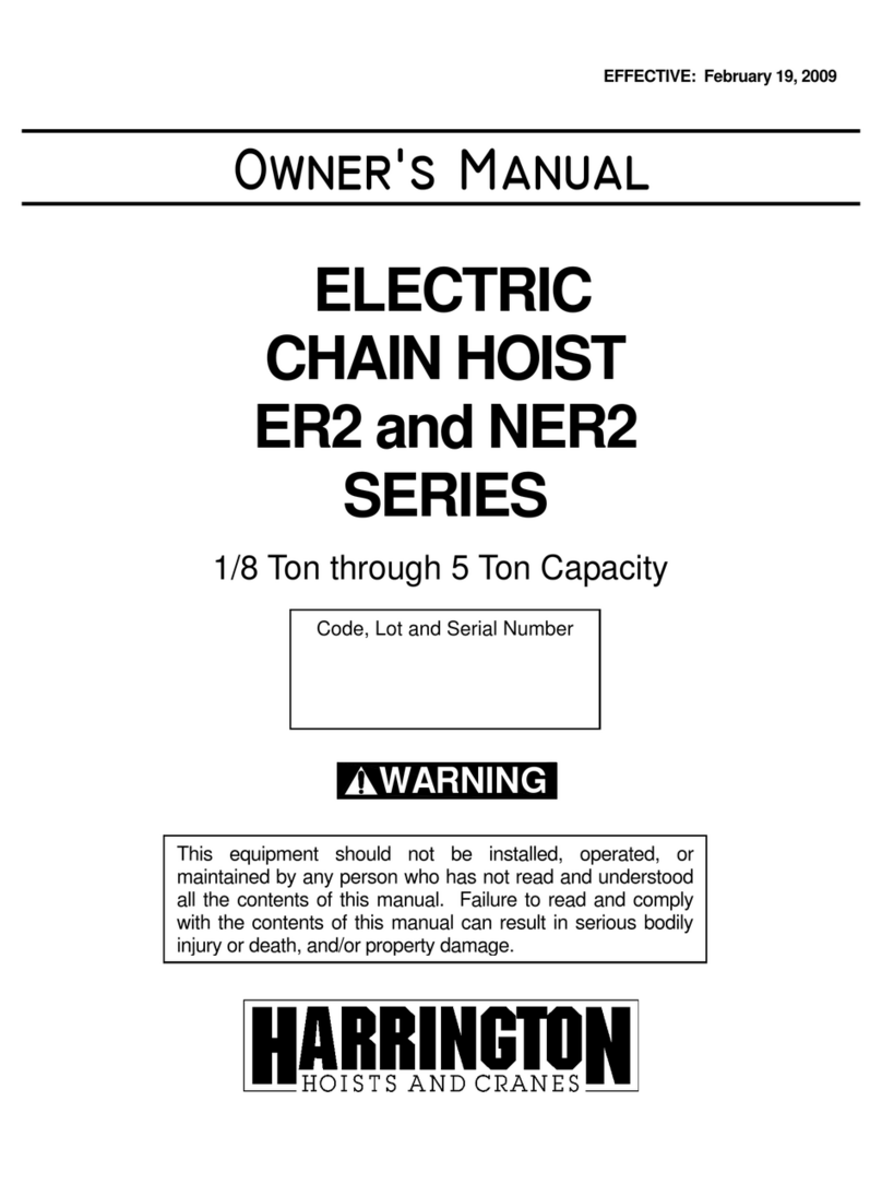 Harrington ER2 Series User manual