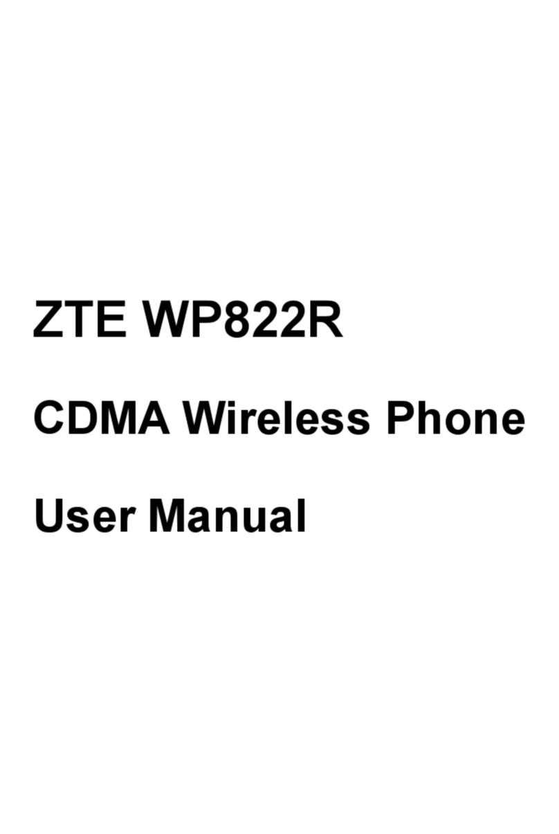 Zte WP822R user manual