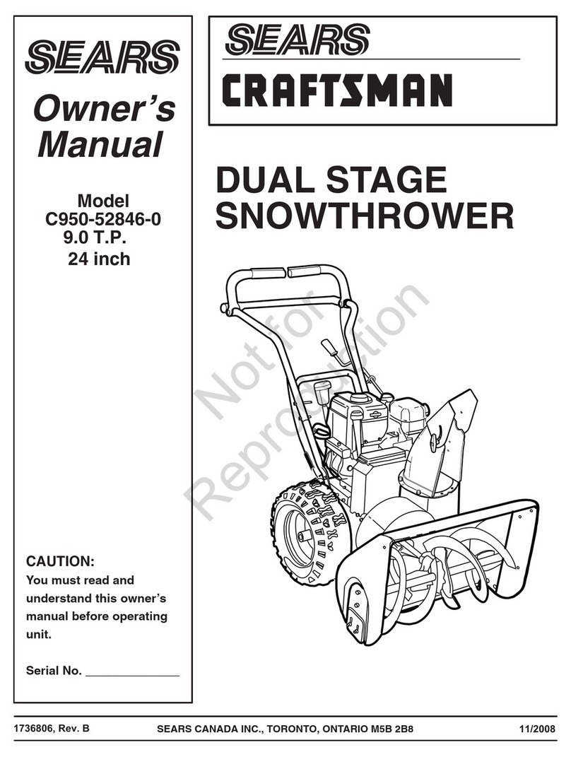 Craftsman C950-52846-0 9.0 T.P. owner's manual