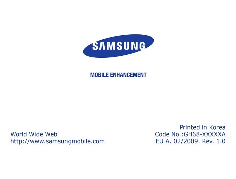 Samsung BSP6000 User manual