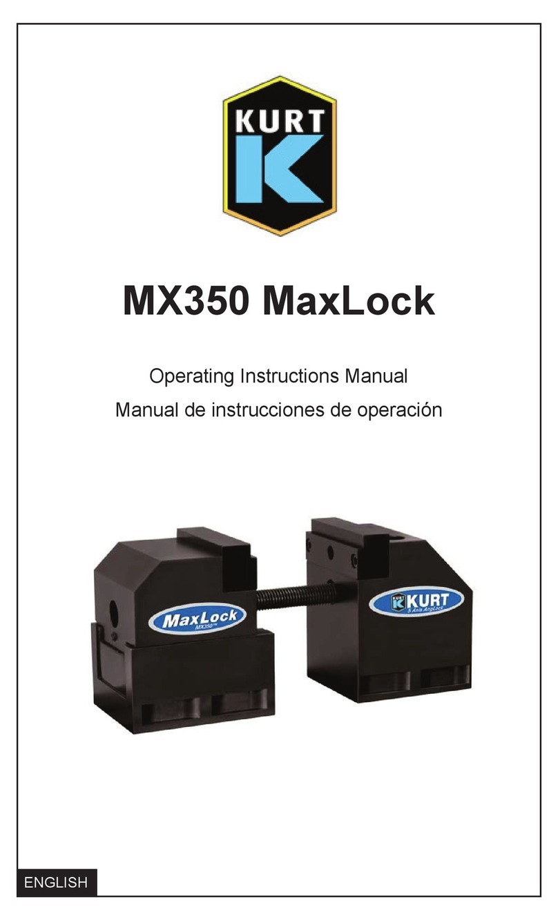 Kurt MX350 MaxLock Instruction Manual