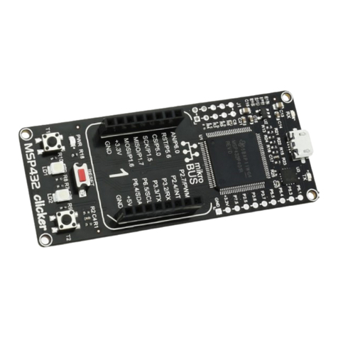 mikroElektronika MSP432 clicker User manual