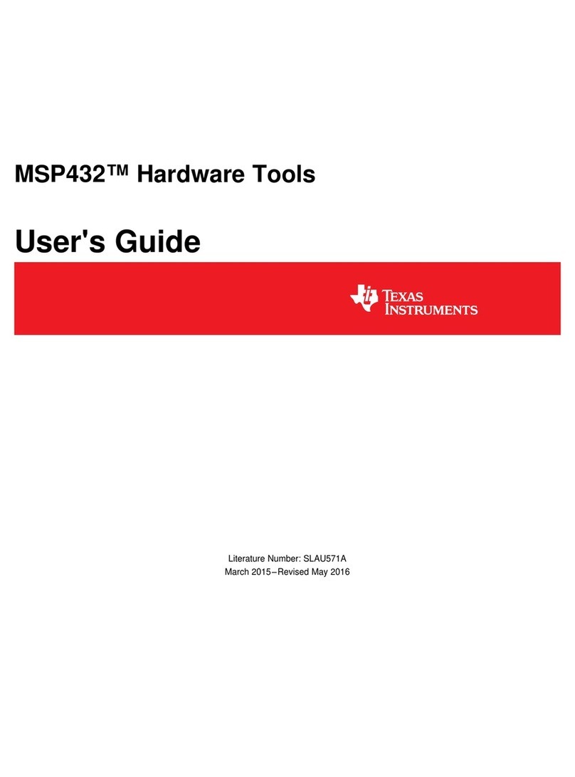 Texas Instruments MSP432 User manual