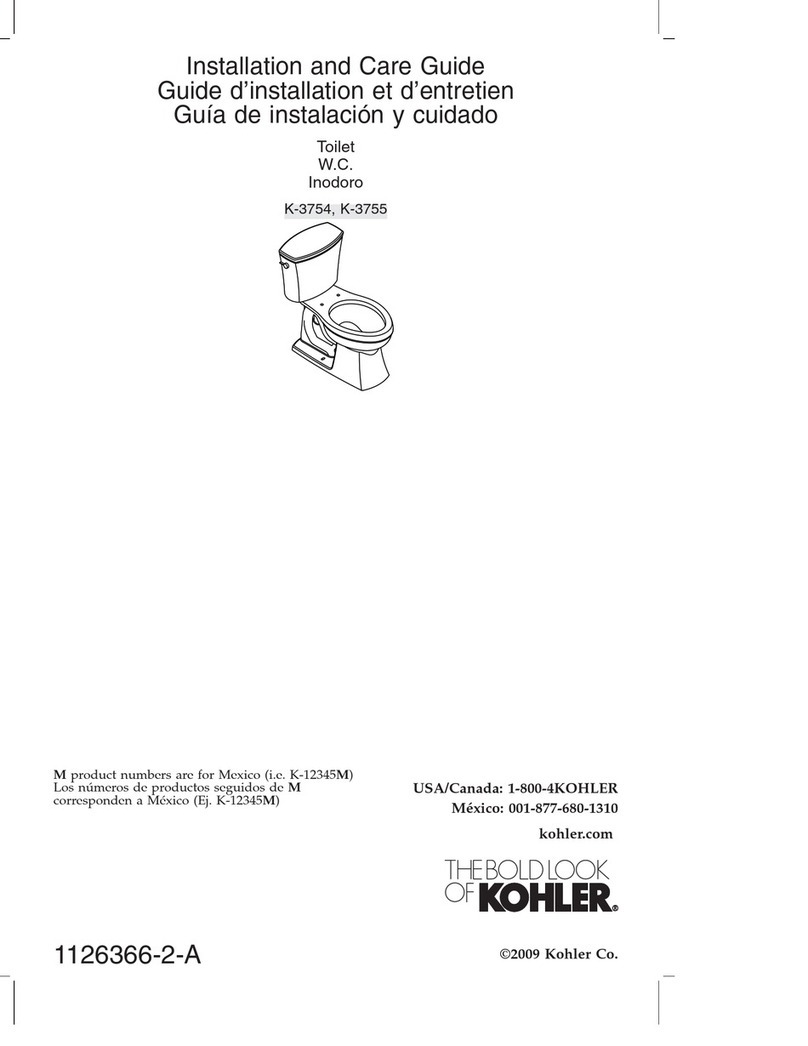 Kohler K-3754 Assembly instructions